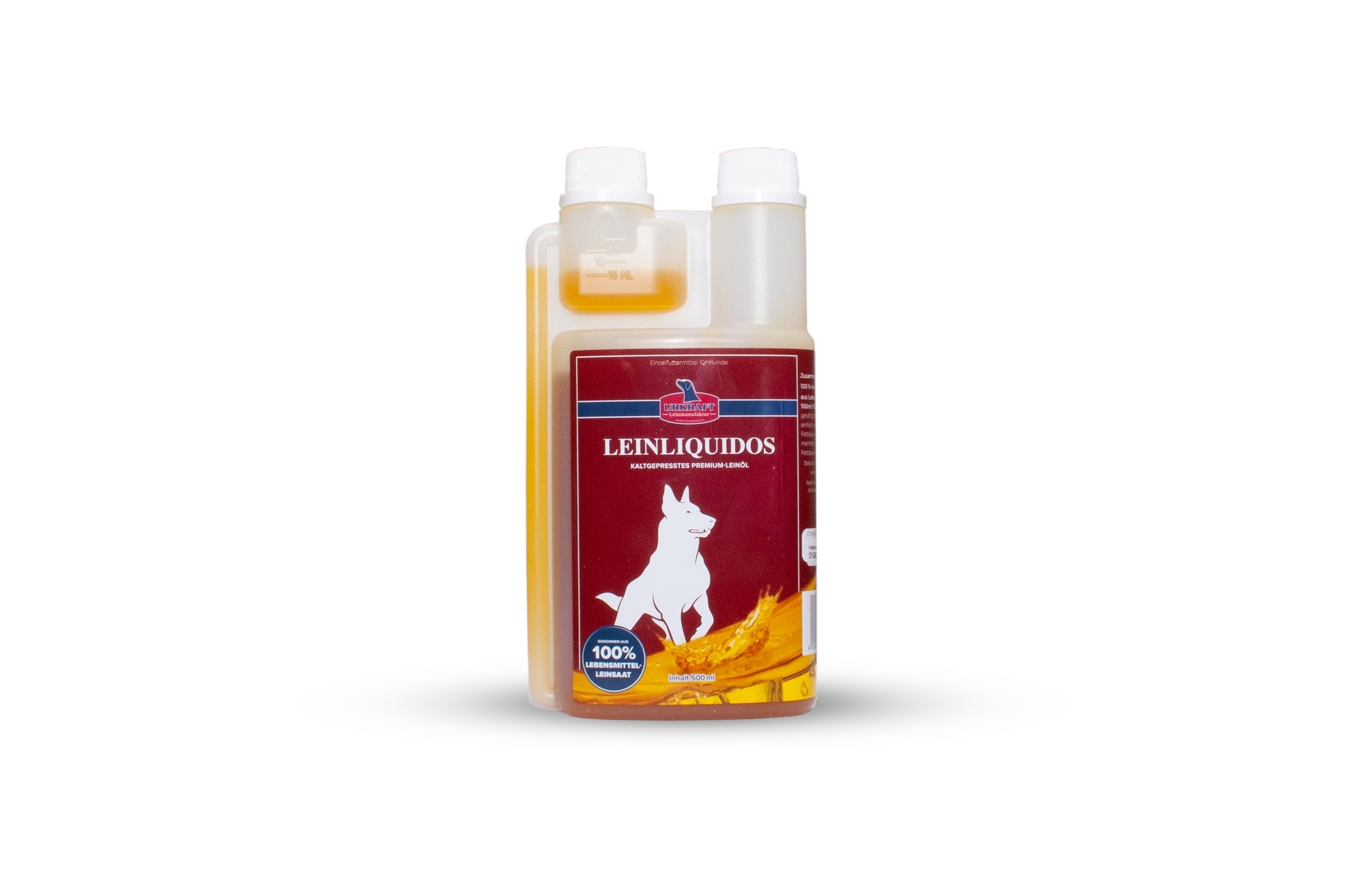 Leinliquidos - kaltgepresstes Premium-Leinöl für Hunde