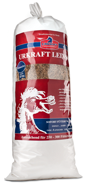 Urkraft-Leinsam Granulat für Pferde & Pony's